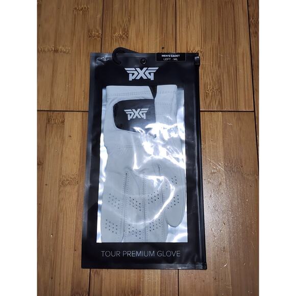PXG Tour Premium Glove WHITE Mens LEFT Medium Large ML Cabretta Leather Cadet - Picture 2 of 3
